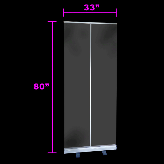EC Roll Up Stand Clear Partition