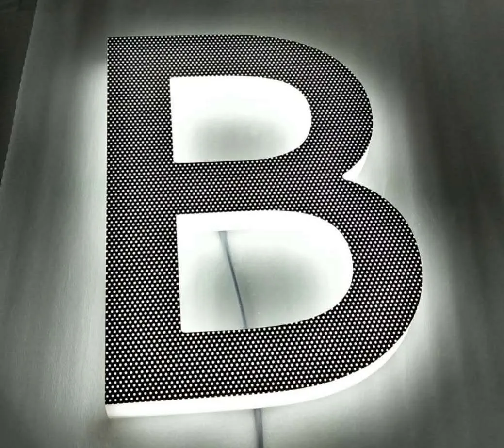 Embedded Led Letters 3