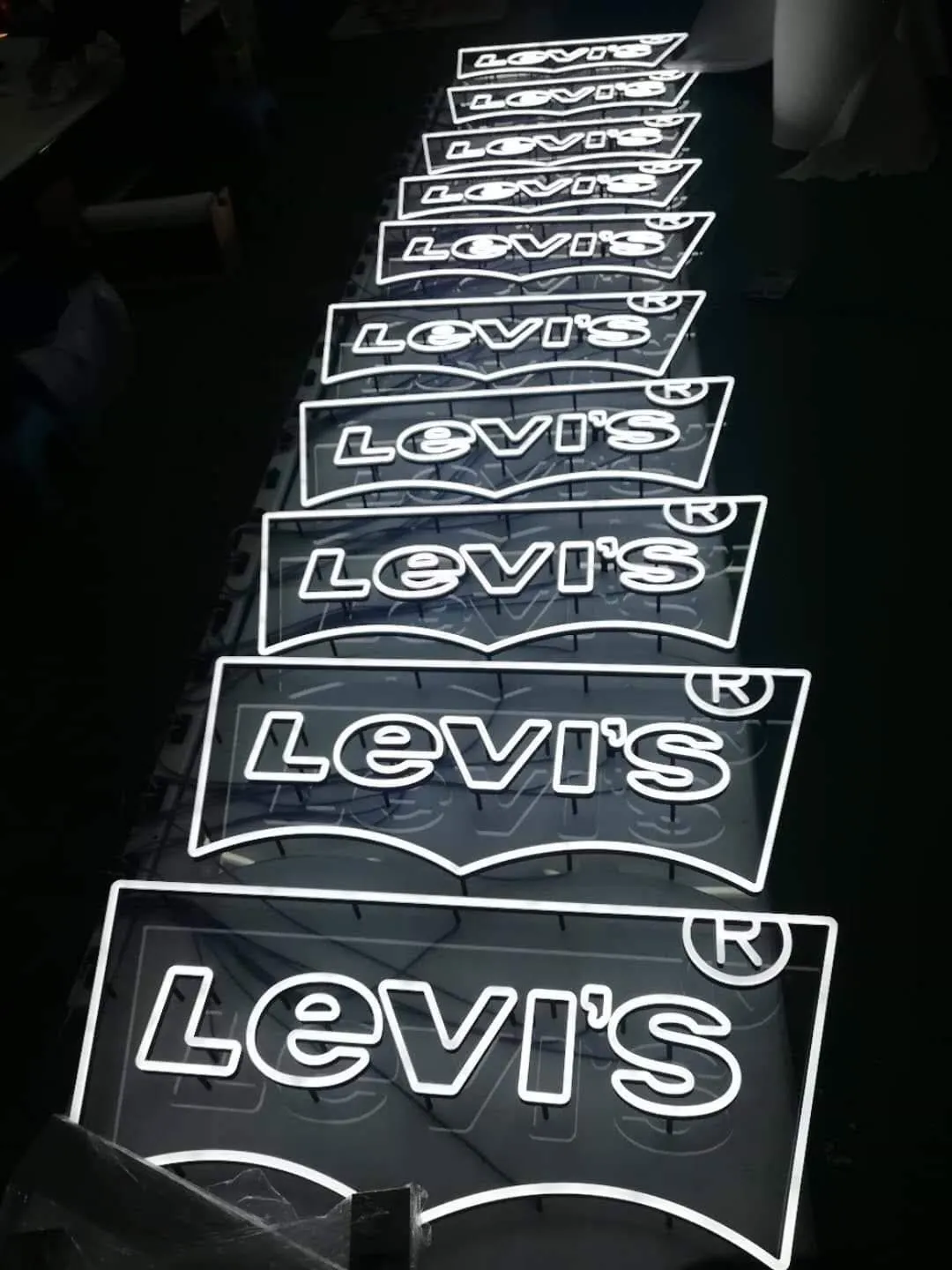 Faux Neon Letters 3