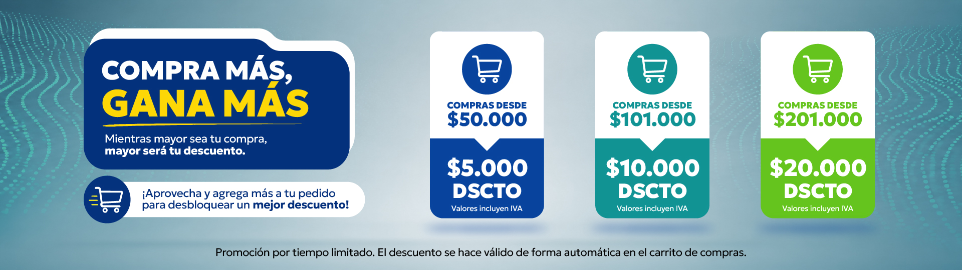 Compra mas y gana más