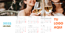 Calendario 2025 21x11 cm cada cara