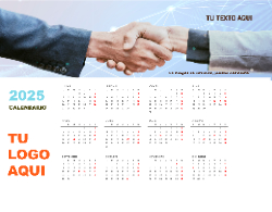 Calendario 2025 18x14 cm cada cara