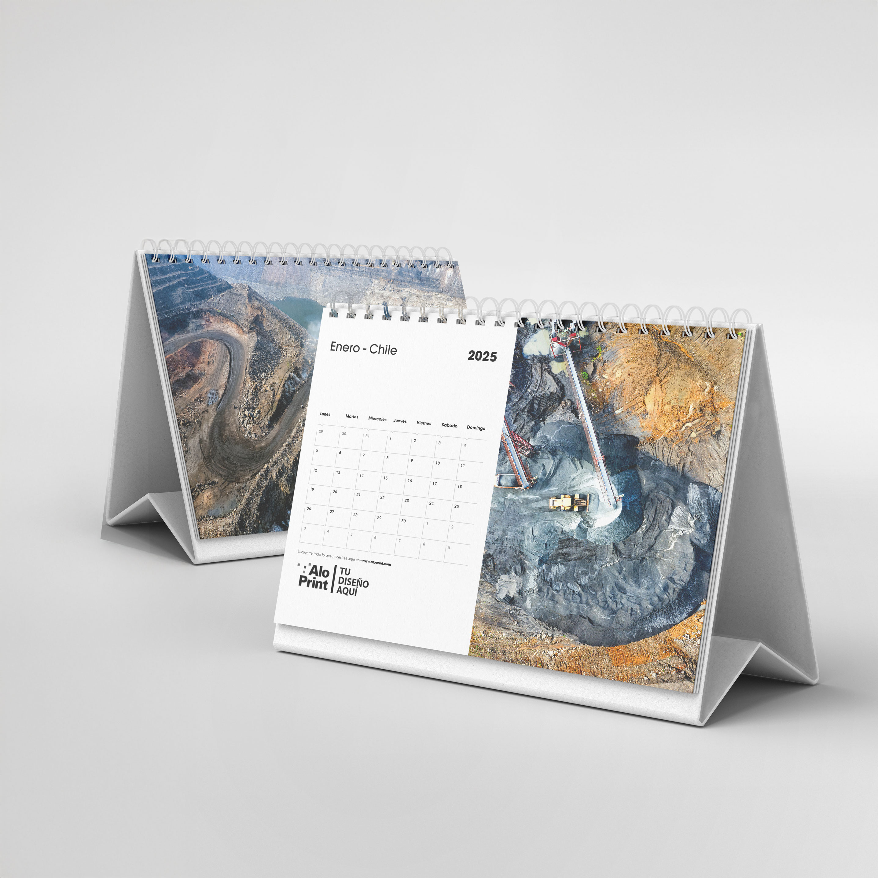 Calendario escritorio con láminas personalizable – Aloprint