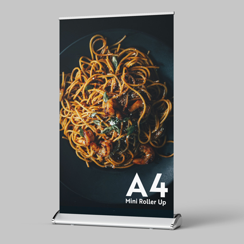 Mini Pendón Roller Premium, entrega flash Mini Pendón Roller Premium, entrega flash personalizable – Aloprint