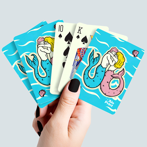 Juego de cartas, Personalizable una cara personalizable – Aloprint