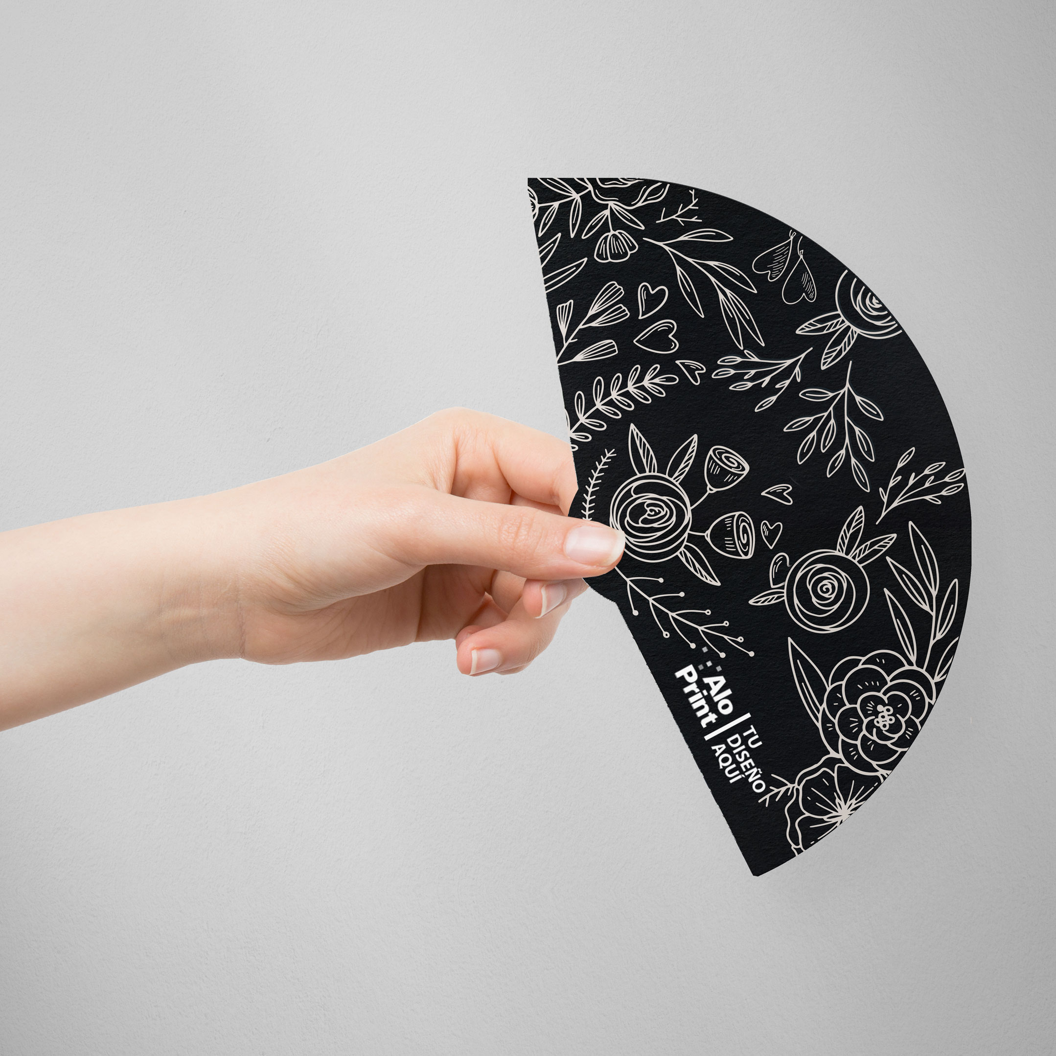 Abanicos en cartulina personalizable – Aloprint