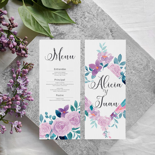 Menú para mesas personalizable – Aloprint