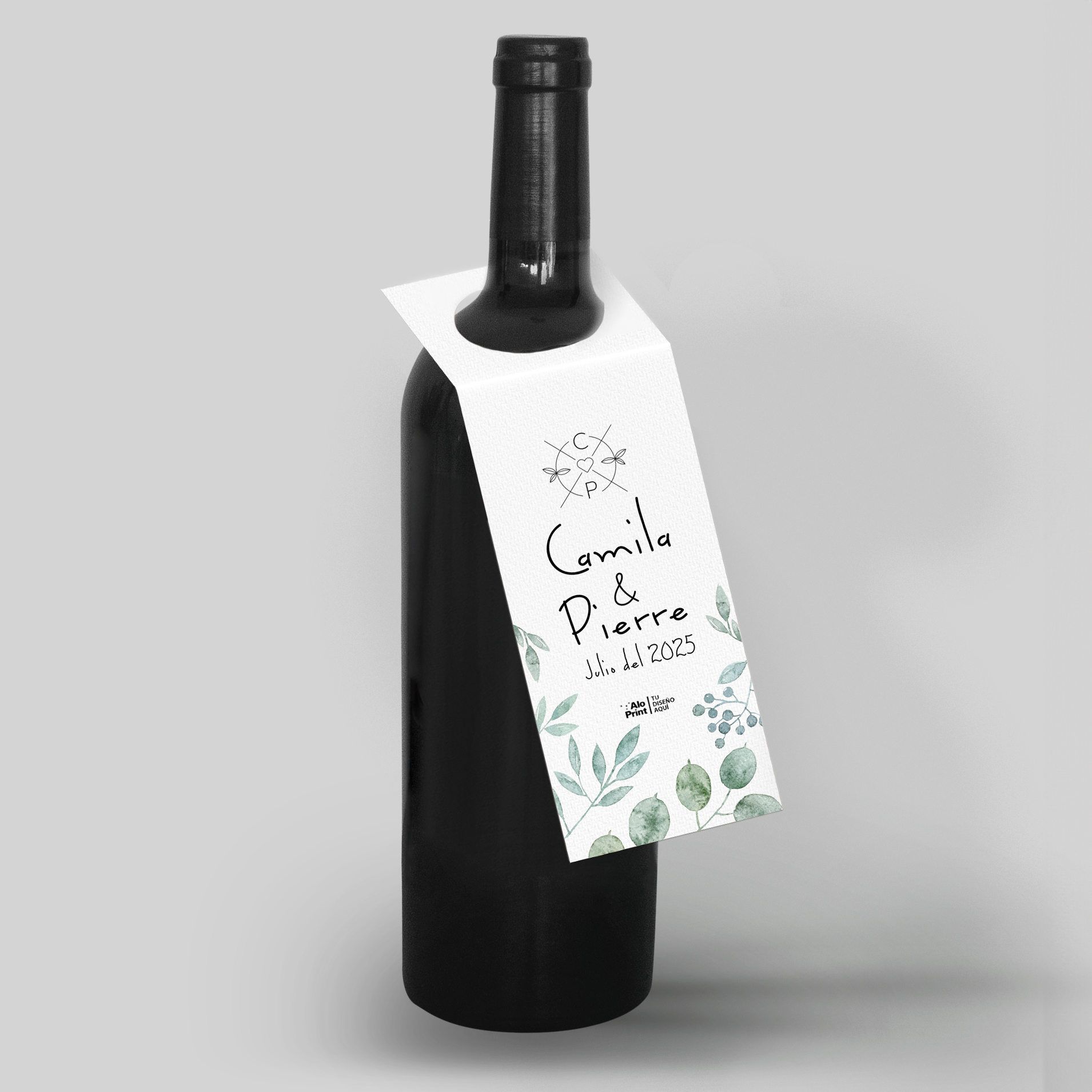 Collarin para botellas personalizables Collarin para botellas personalizable – Aloprint