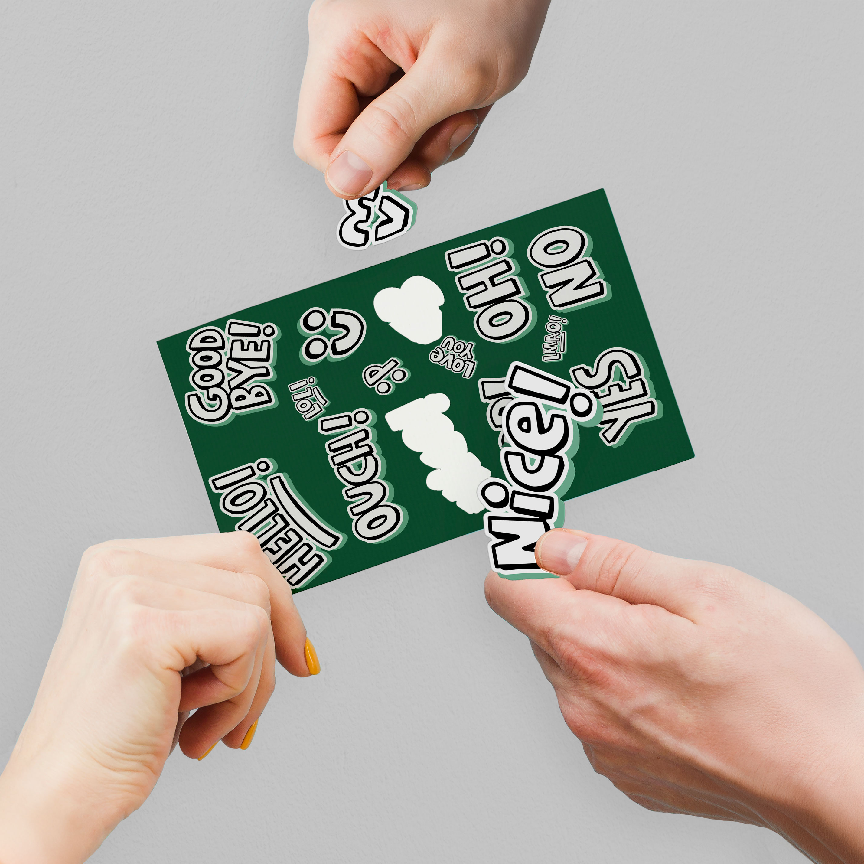 Lámina de stickers en papel autoadhesivo personalizable – Aloprint