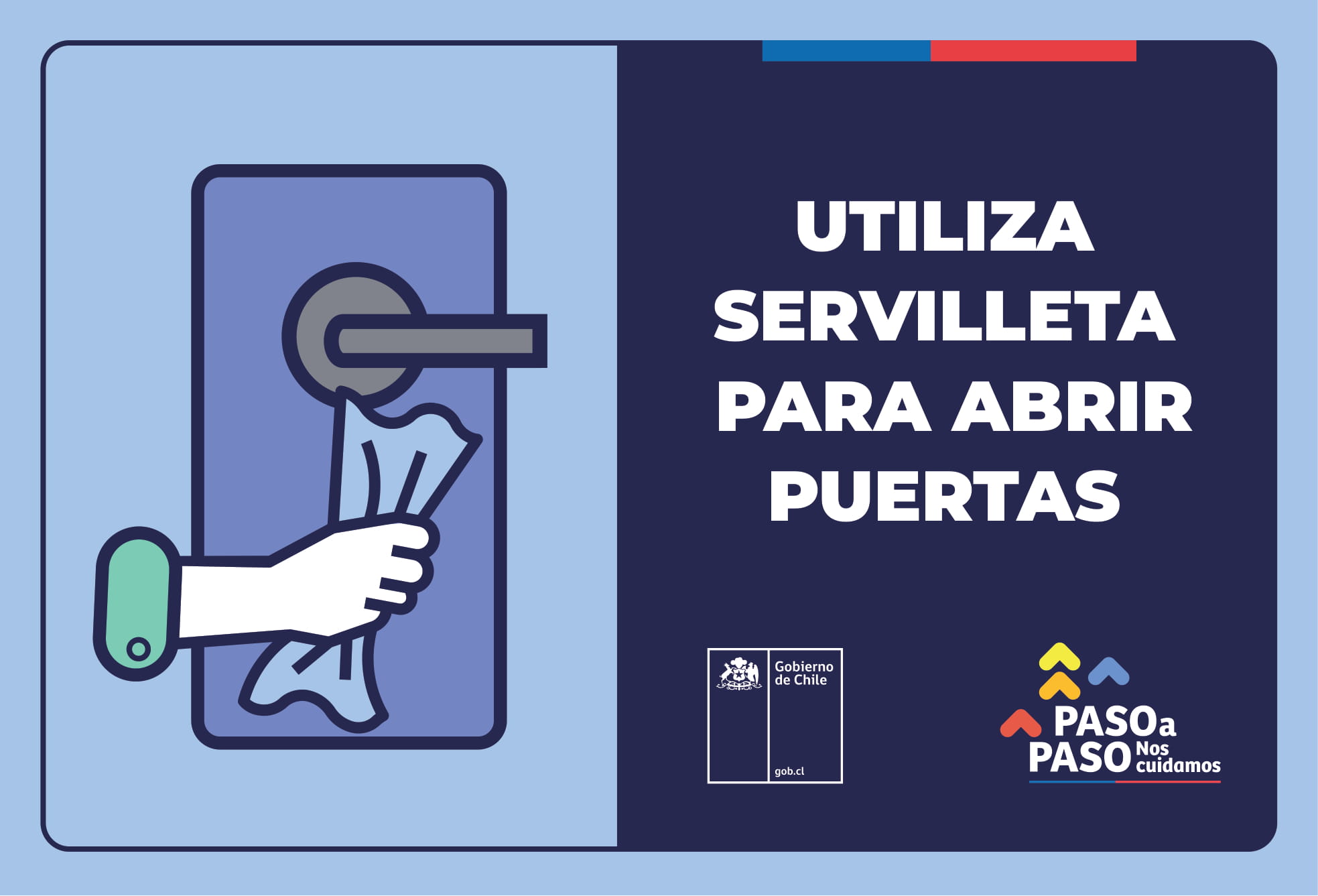 Utiliza servilletas Utiliza servilletas