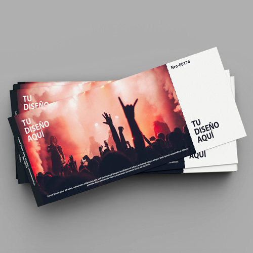 Entradas y Tickets personalizable – Aloprint
