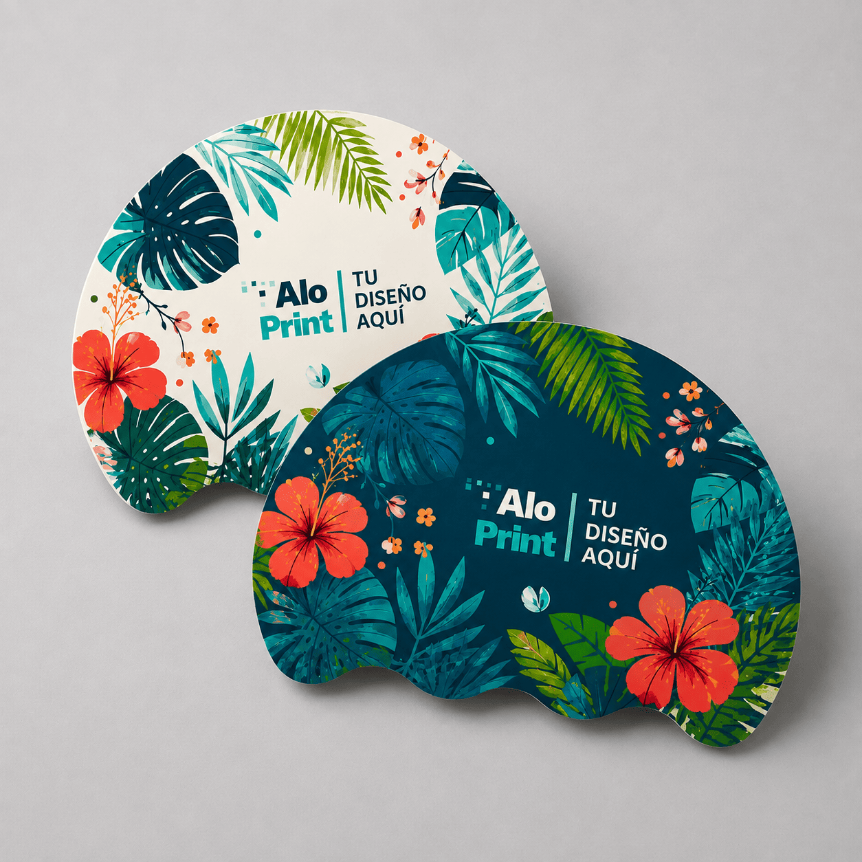 Abanicos ondas ambas caras