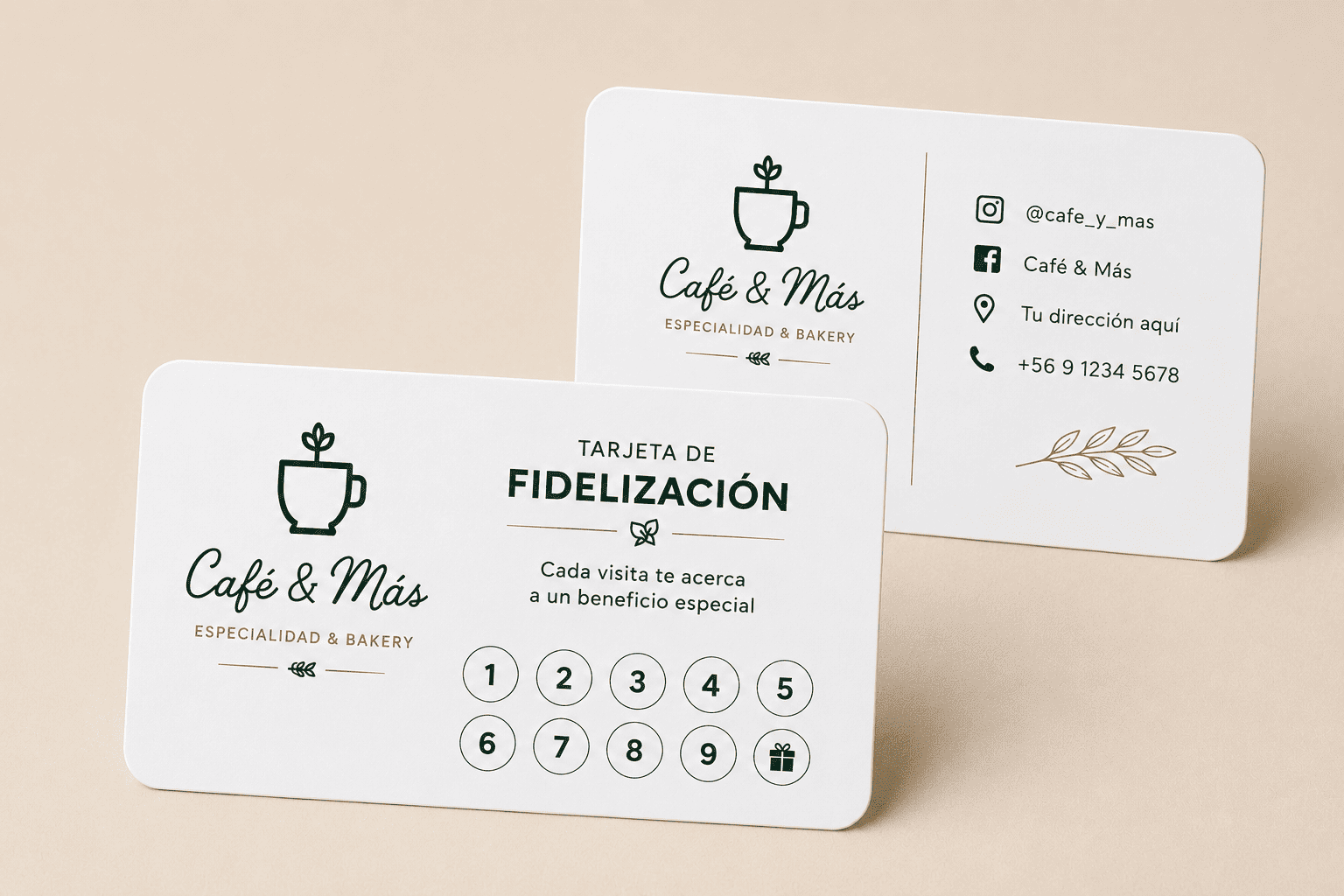 Couché Mate 350 g · Ambas caras · Puntas redondeadas.