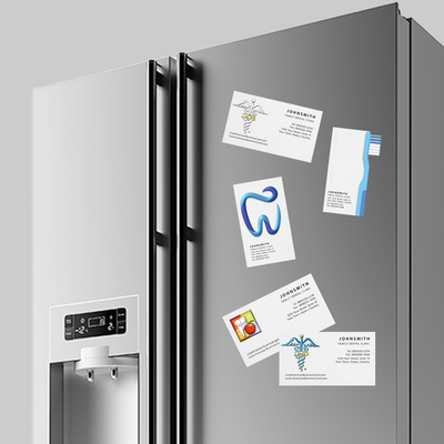 Business Card Magnets dental business card magnets