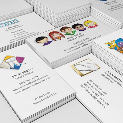 Dental business cards 