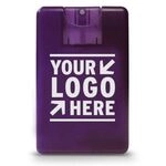 Credit Card Style Antibacterial Hand Sanitizer Spray 1