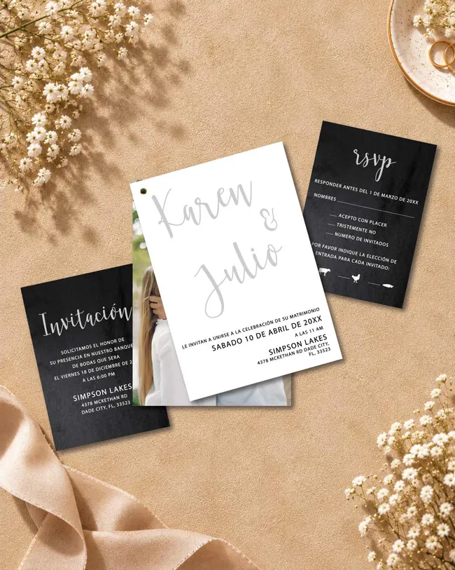 AP Printing Fall wedding suites example