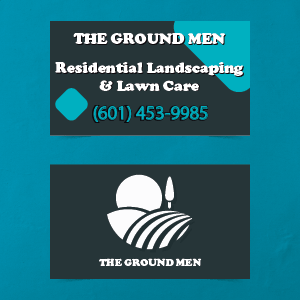 Blue Ground Landscaping Business Card Front