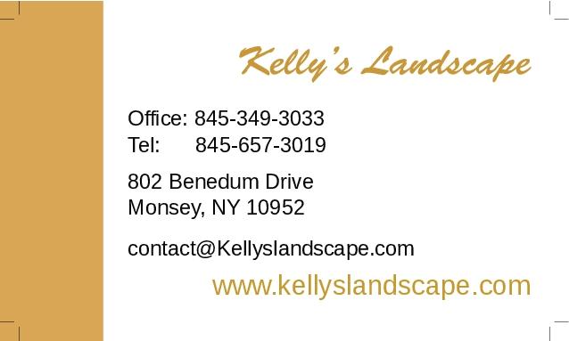 Mustard & Flowers Landscaping Business Card Back