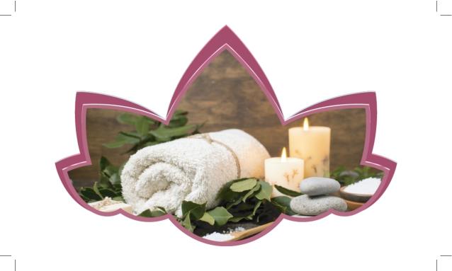 Brown Lotus Nails & Spa Business Card Back