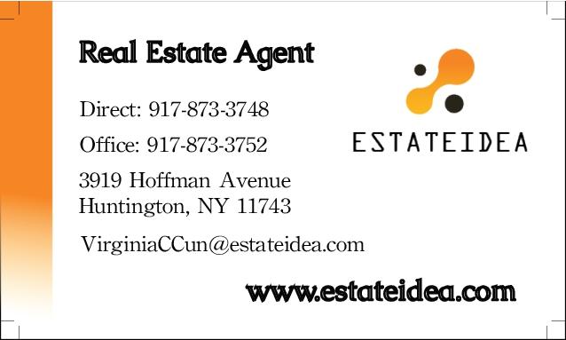 Sunset Ideas Real State Business Card Back
