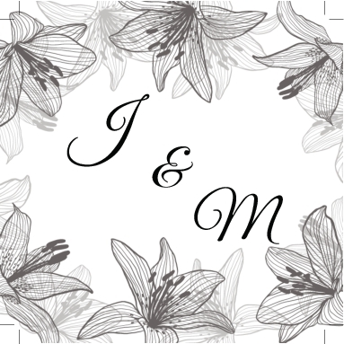 Wedding Invitation 125 - Seal 2x2