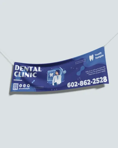 Vinyl banner printing sample