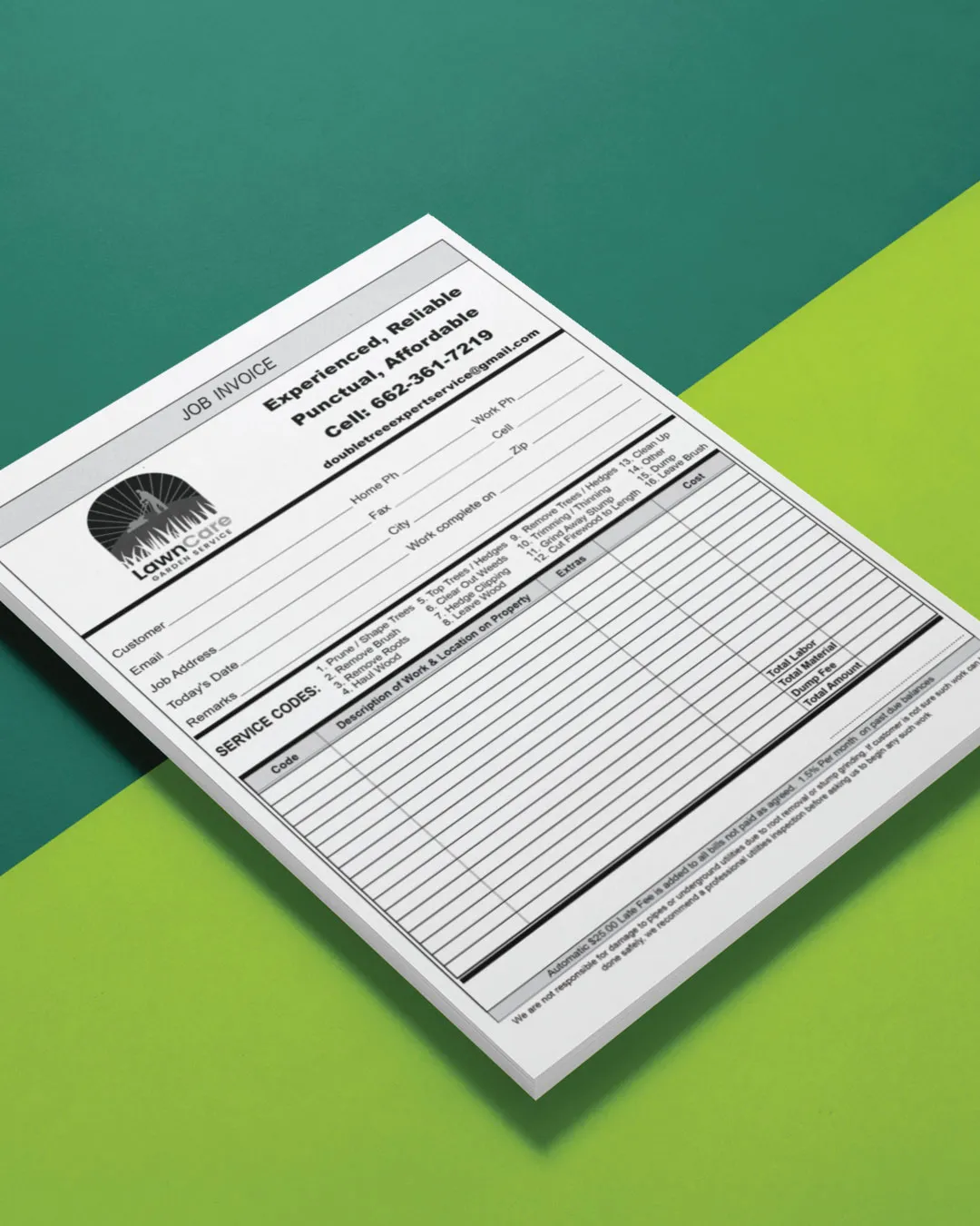 Simple Monochrome Design Carbonless Forms (Invoice) AP Printing - Simple Monochrome Design Carbonless Forms (Invoice) - Custom Printing Services
