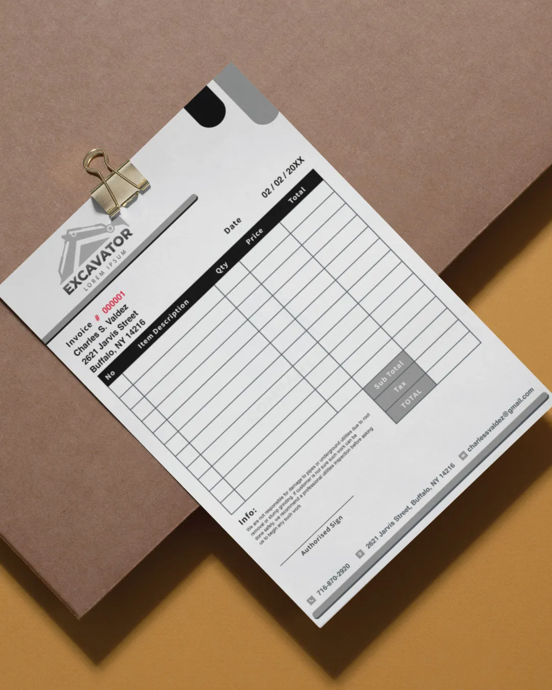 Schematic Black and Gray Carbonless Forms (Invoice) AP Printing - Schematic Black and Gray Carbonless Forms (Invoice) - Custom Printing Services