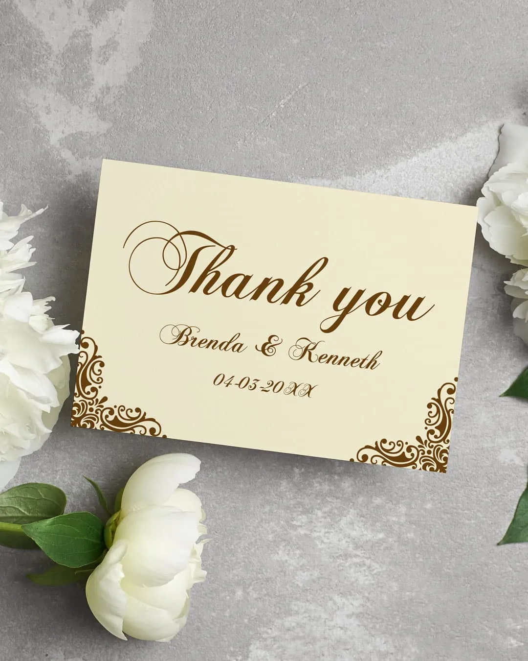 Colorful Background Thank You Cards Wedding AP Printing - Colorful Background Thank You Cards Wedding - Custom Printing Services