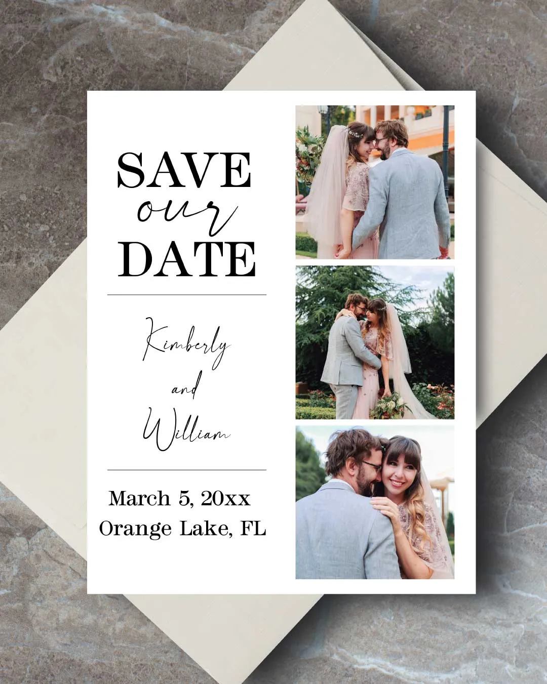 AP Printing - Wedding Photos Set Save The Date - Custom Printing Services