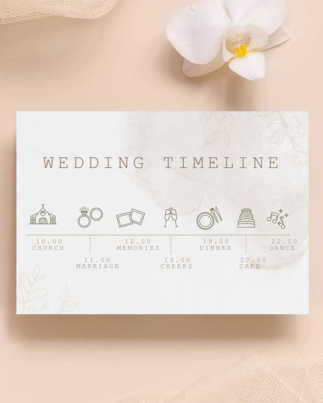 Classic Elegant Design Wedding Program Cards AP Printing - Classic Elegant Design Wedding Program Cards - Custom Printing Services