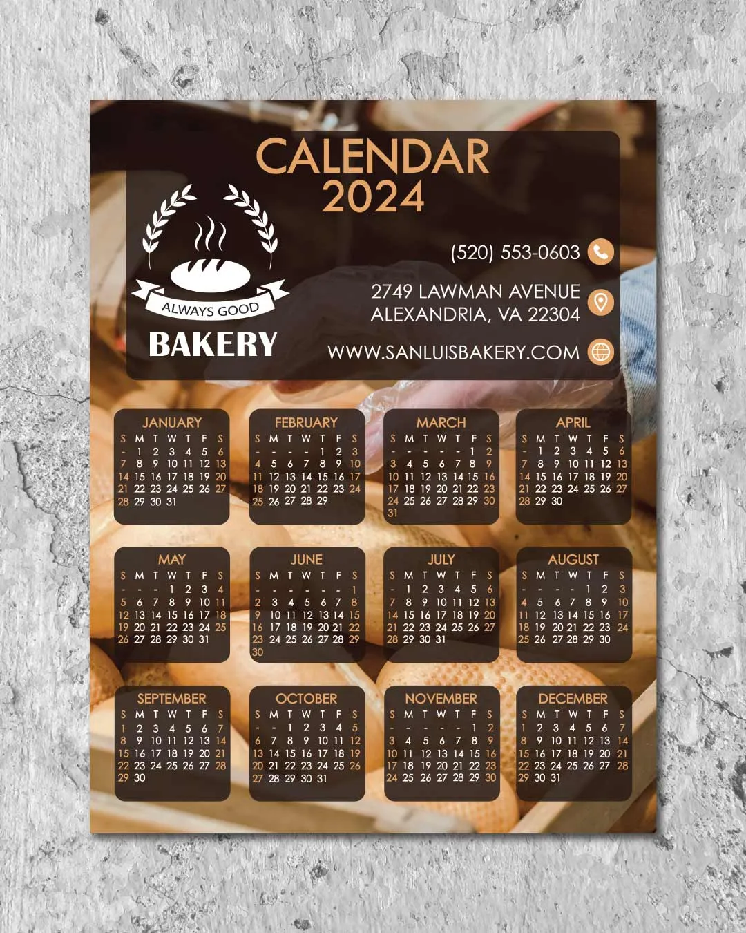 AP Printing - Bakery Delights - Custom Printing Services