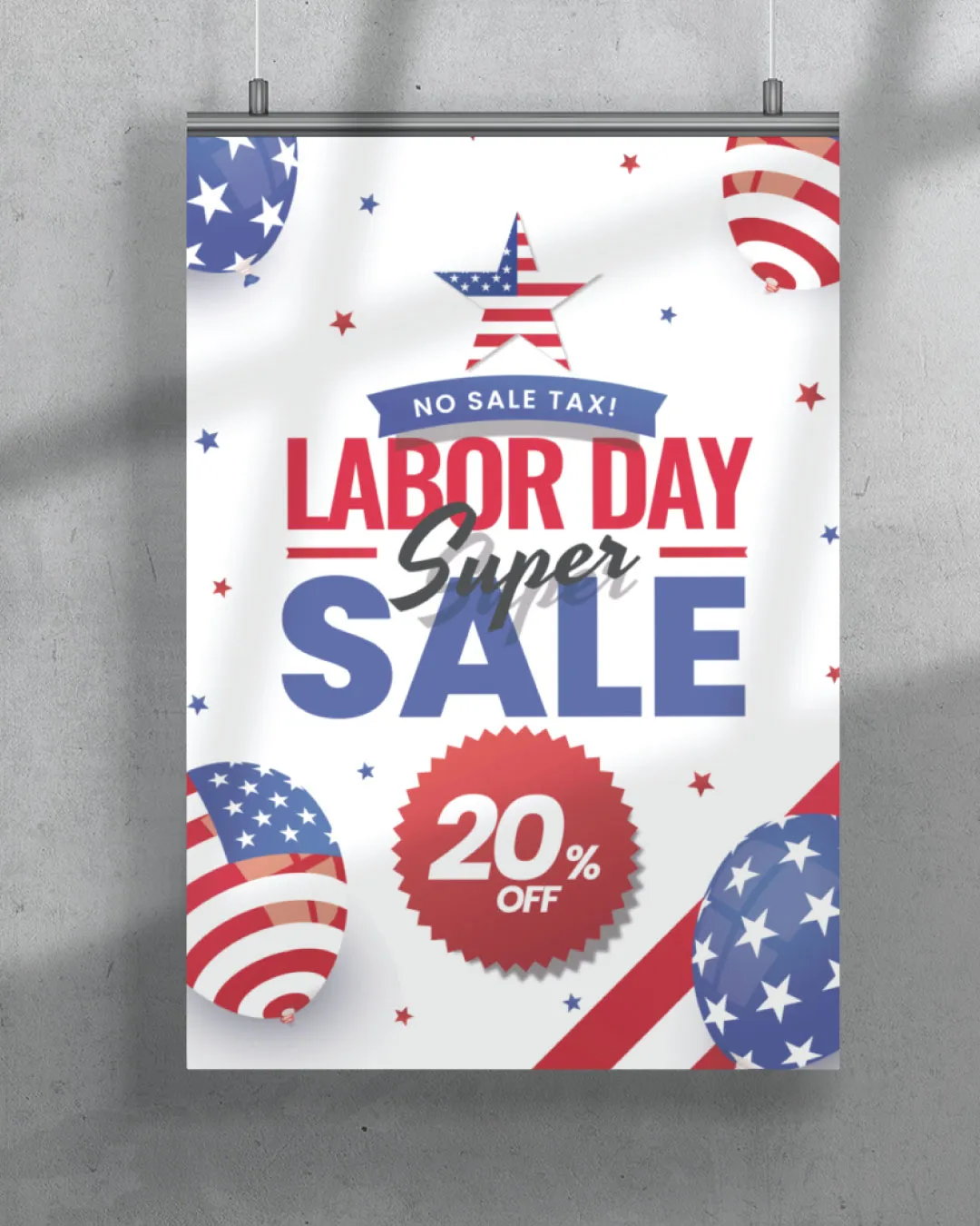 Posters Gradient Labor Day AP Printing - Posters Gradient Labor Day - Custom Printing Services