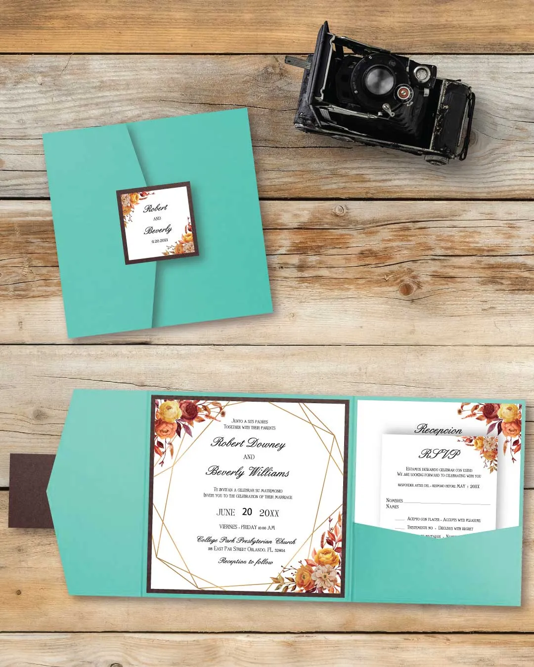 6 1/4 Square Himalaya Pockets Wedding Invitation Category