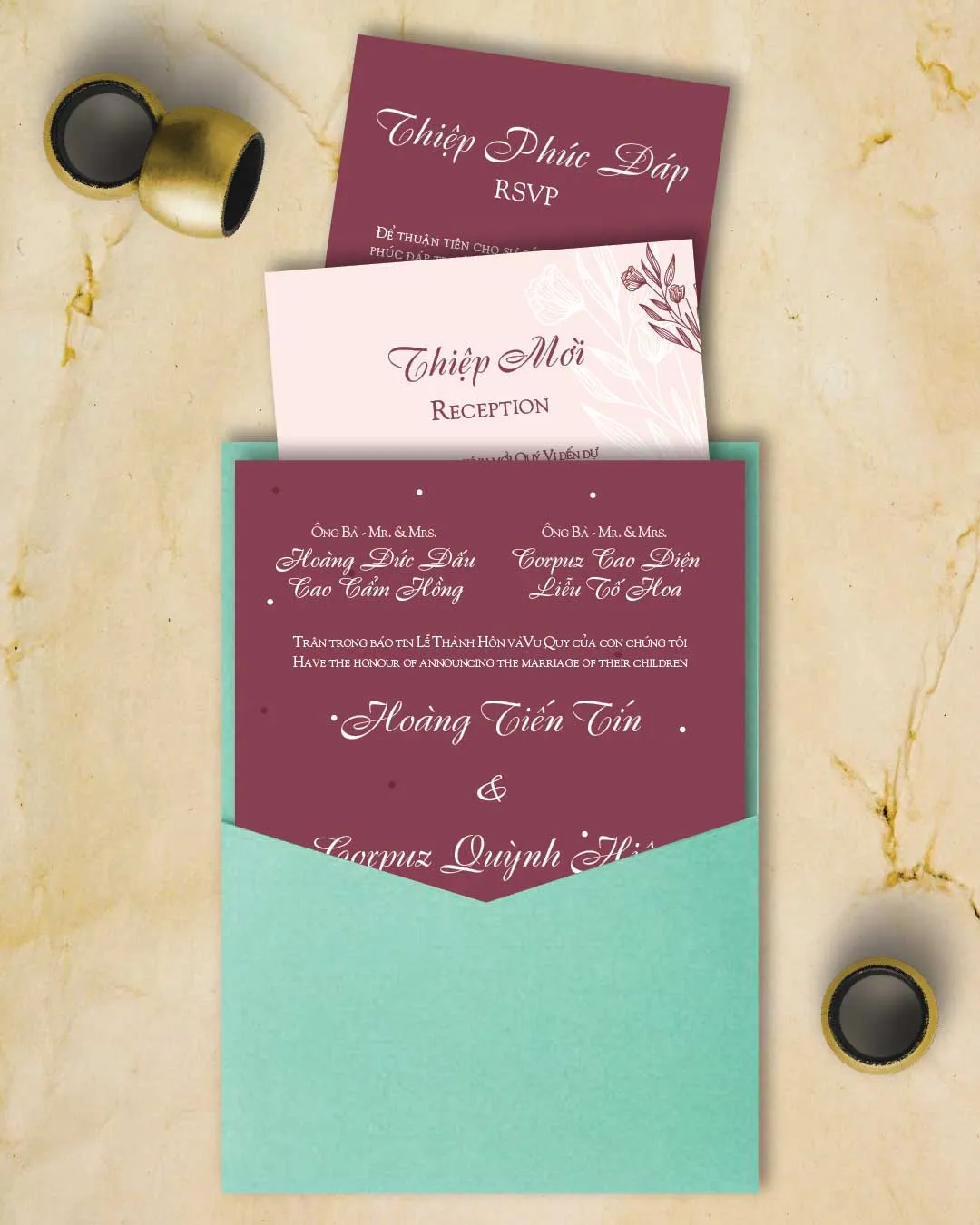 A7 Denali Pockets Wedding Invitation Category
