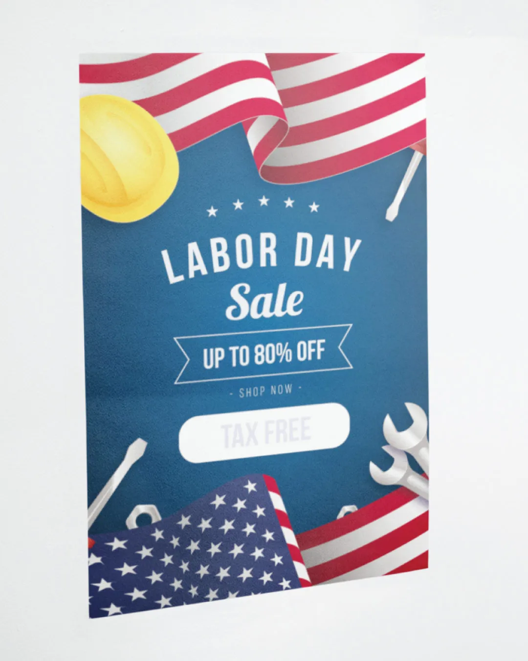 AP Printing - Posters Realistic Labor Day - Custom Printing Services
