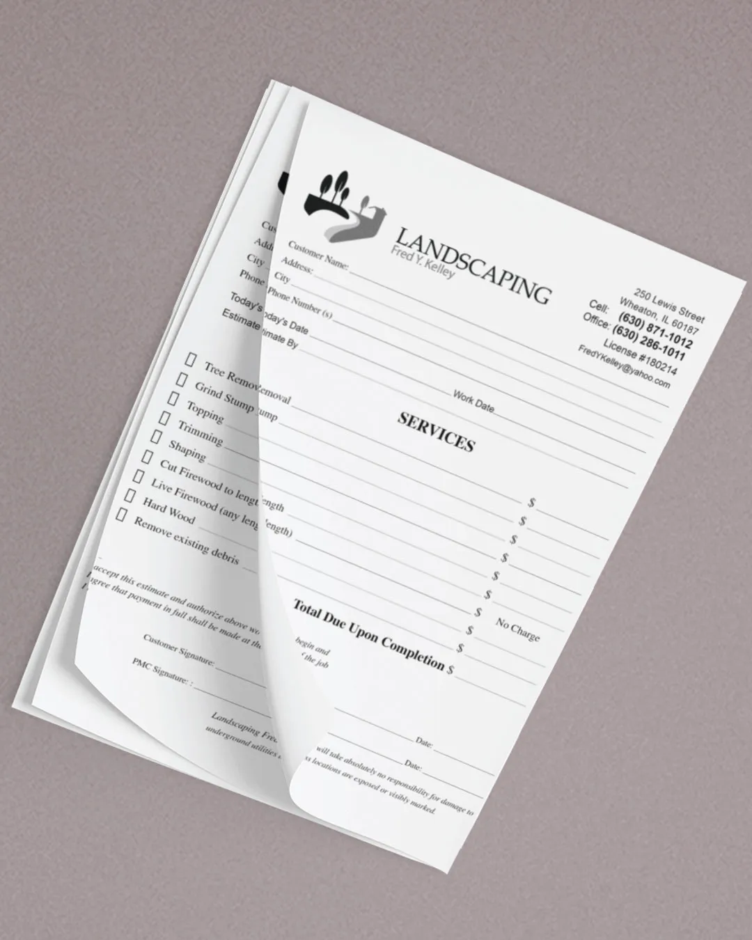 Carbonless Forms