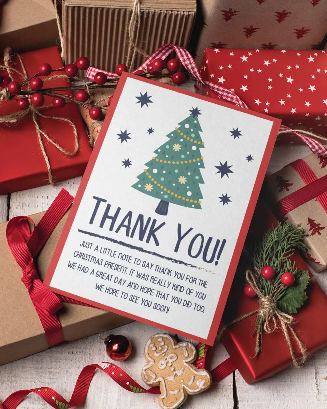 Christmas Tree Greeting Card AP Printing - Christmas Tree Greeting Card - Custom Printing Services