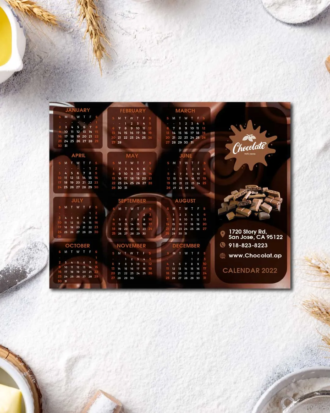 AP Printing - Dark Cocoa Indulgence - Custom Printing Services
