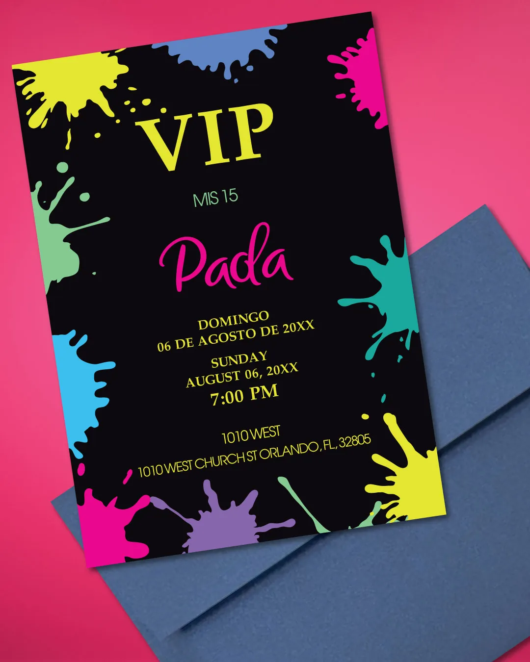 Quin with Colored Spots AP Printing - Quin with Colored Spots - Custom Printing Services