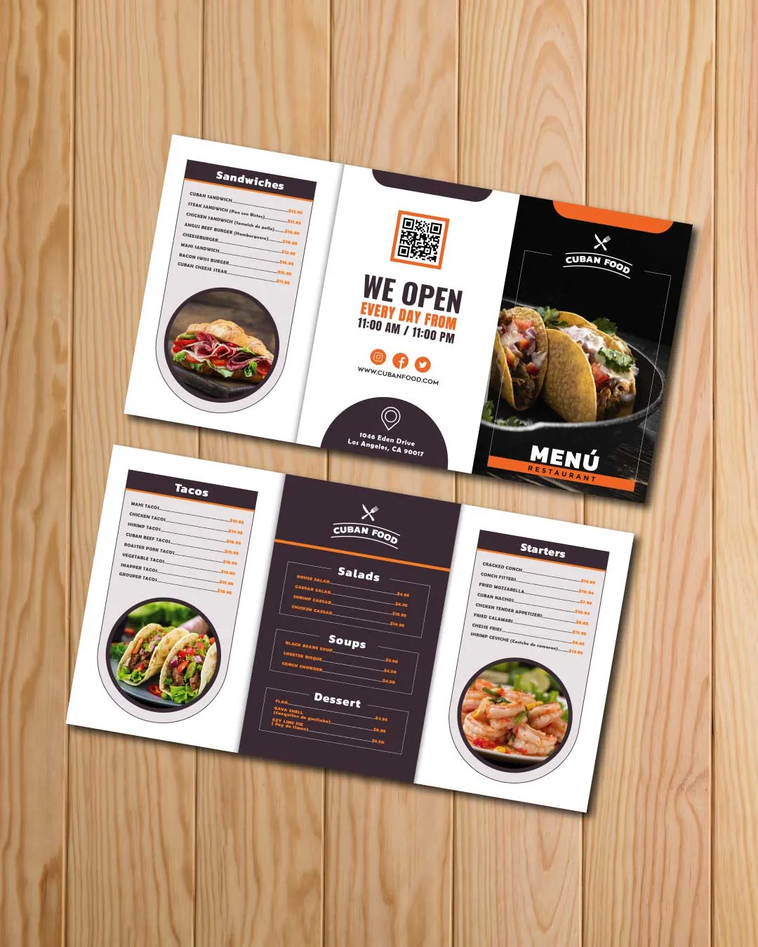 AP Printing - Restaurant Menus - Custom Printing Services