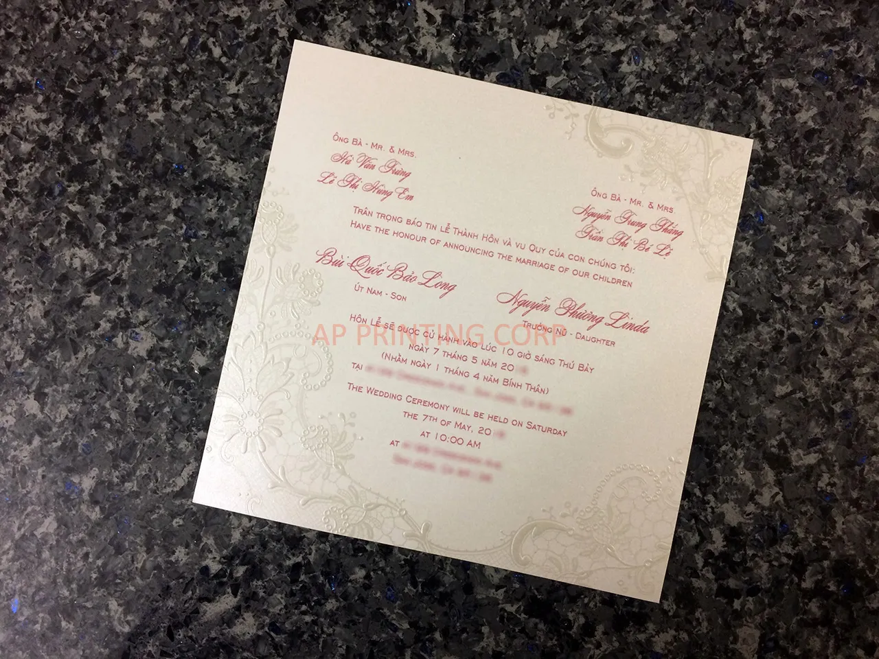 AP Printing - Lacy Shimmer [CC-40] - Custom Printing Services
