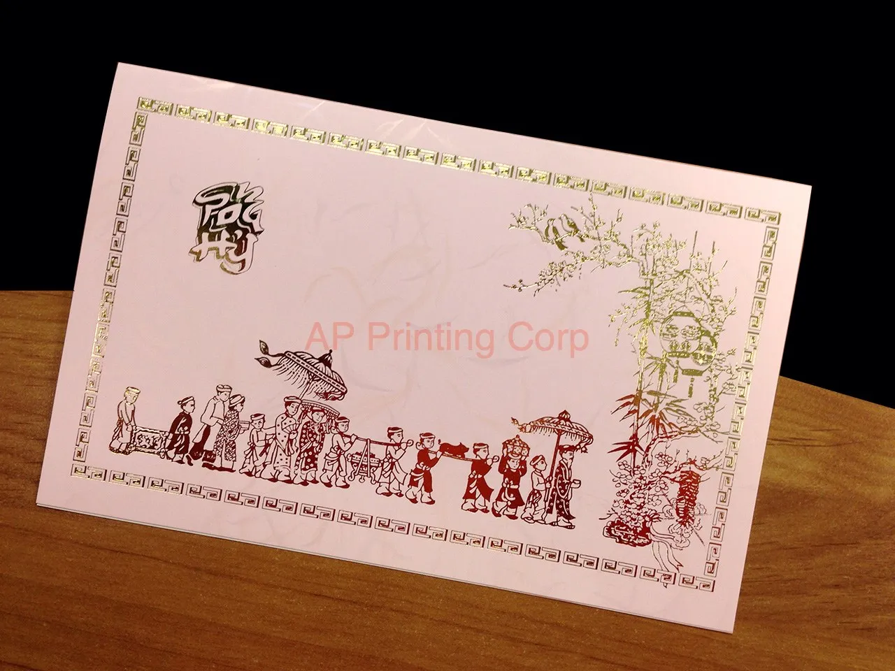 AP Printing - RDDP-RPL-V [V-L-02] Aurum Rouge Wedding Entourage - Custom Printing Services
