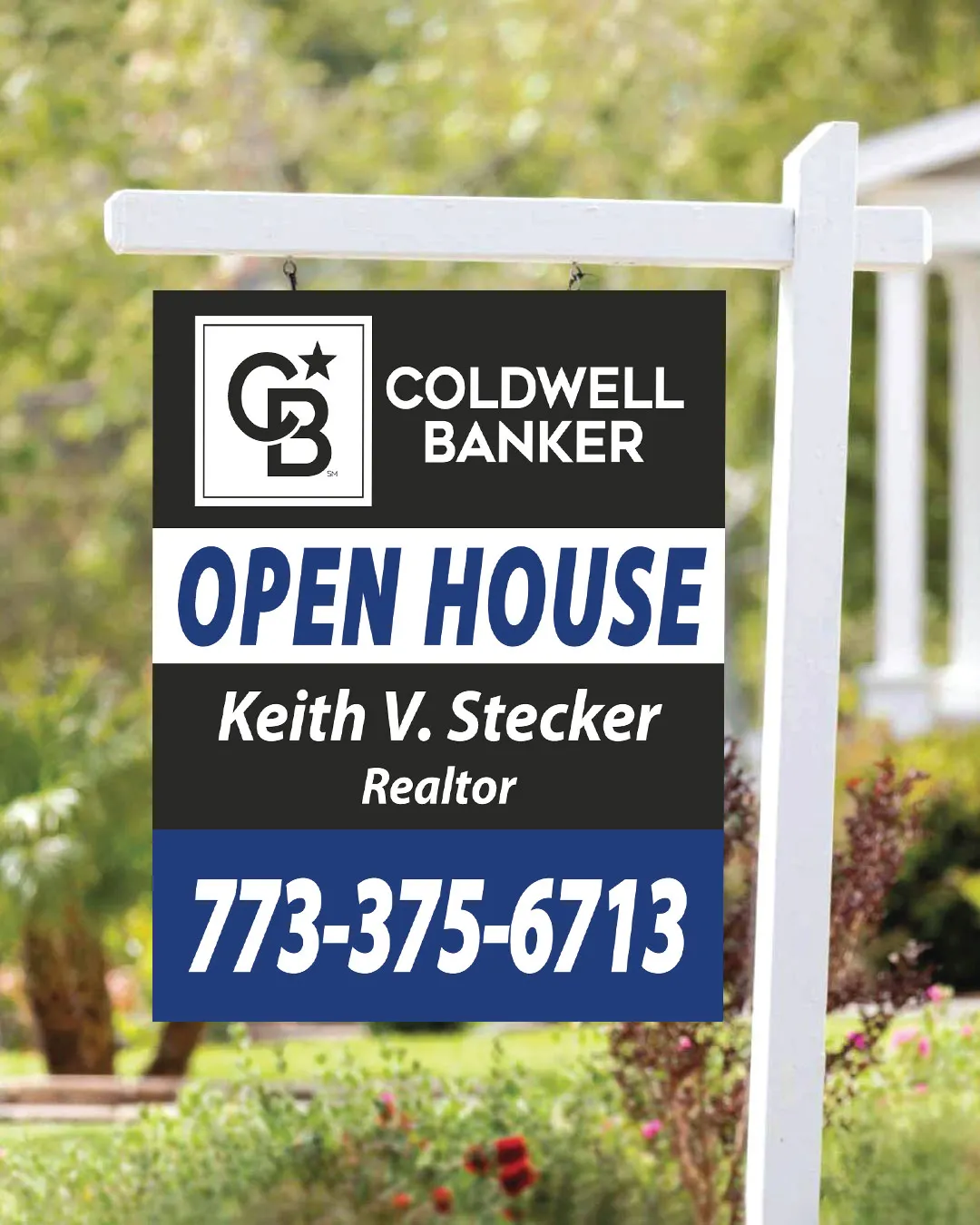 Coldwell Banker Nice Colonial Sign AP Printing - Coldwell Banker Nice Colonial Sign - Custom Printing Services