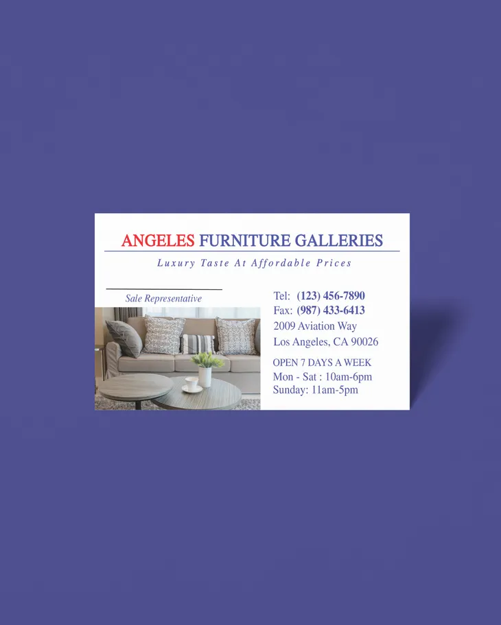 Subtle Design Standard Business Cards AP Printing - Subtle Design Standard Business Cards - Custom Printing Services