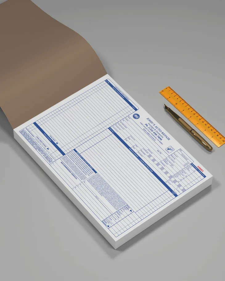 AP Printing - Simplicity with Natural Elegance Carbonless Forms (Invoice) - Custom Printing Services