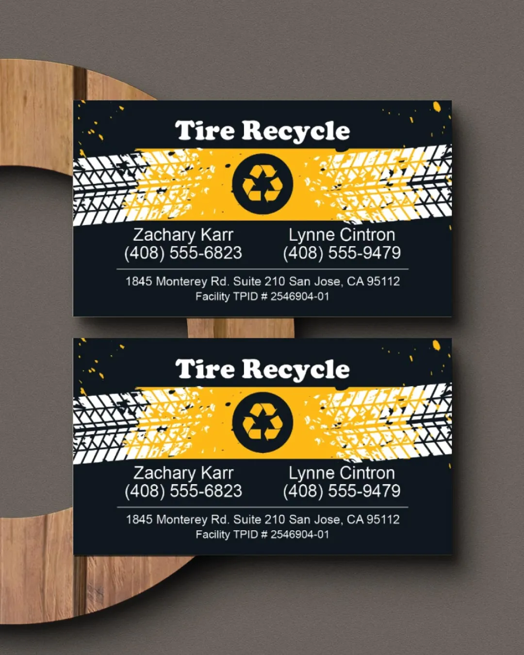 Urban Recycle Motion Standard Business Cards AP Printing - Urban Recycle Motion Standard Business Cards - Custom Printing Services