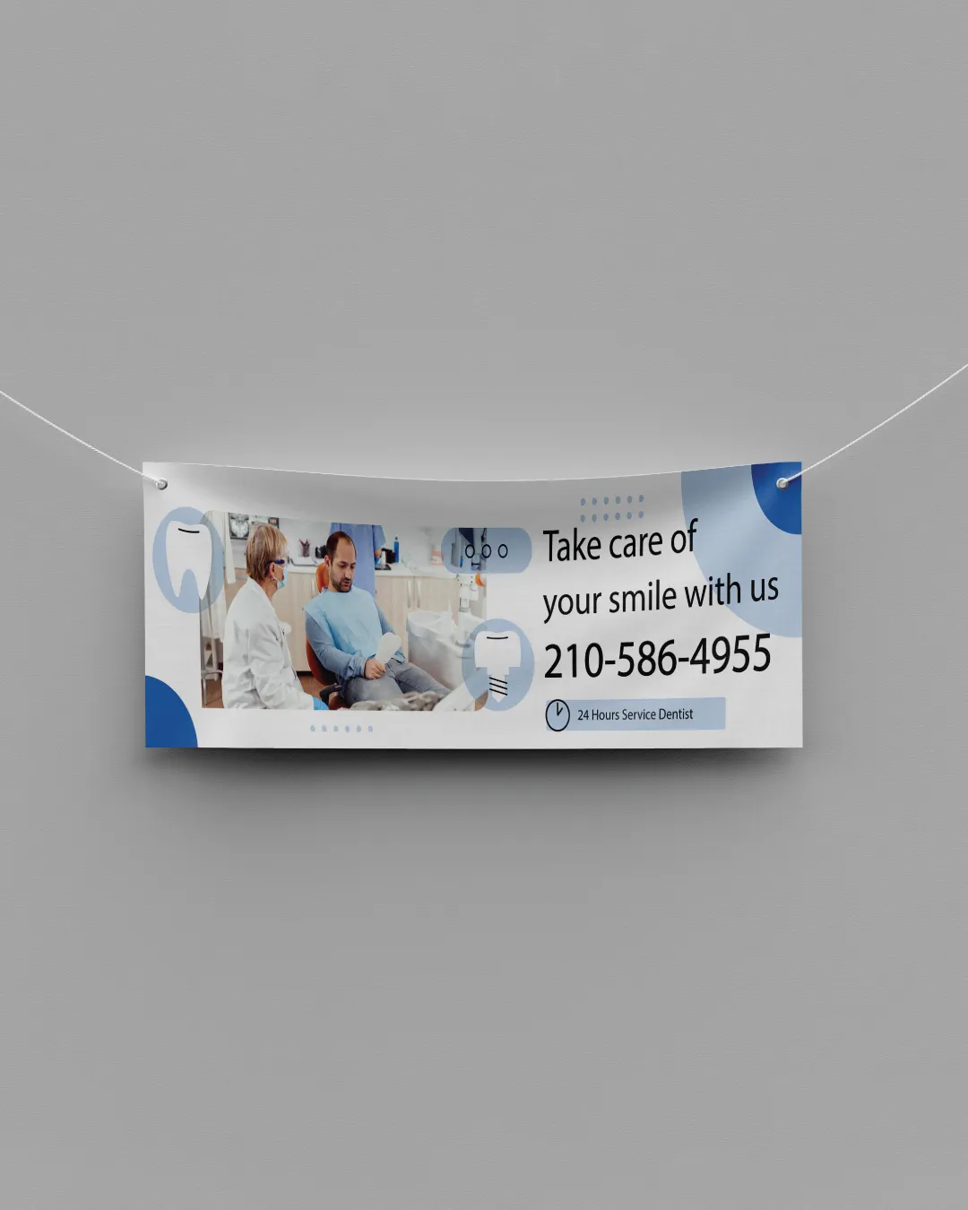 AP Printing - Circles and Points Banners - Custom Printing Services