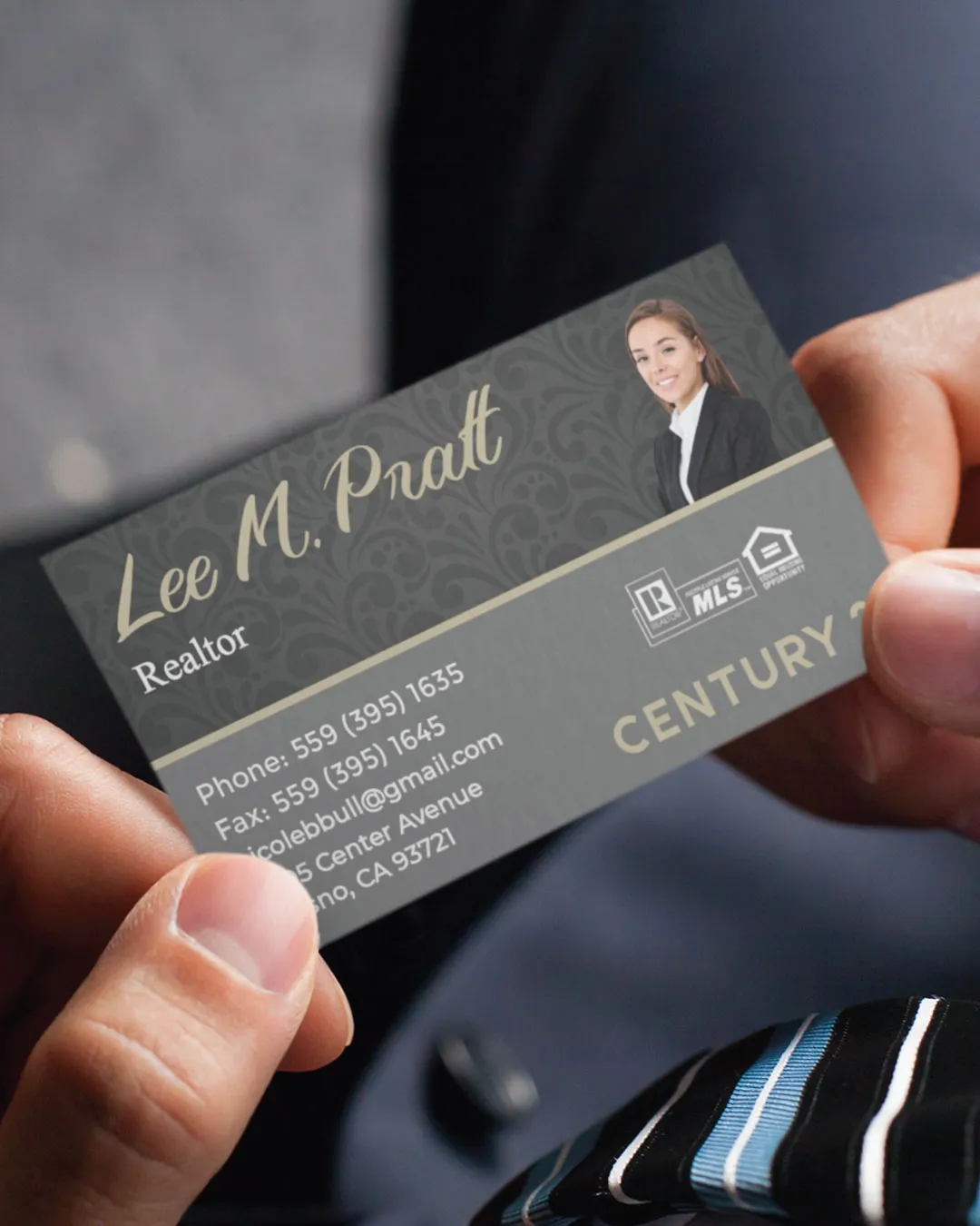 AP Printing - Modern Gray and Black Standard Business Cards - Custom Printing Services
